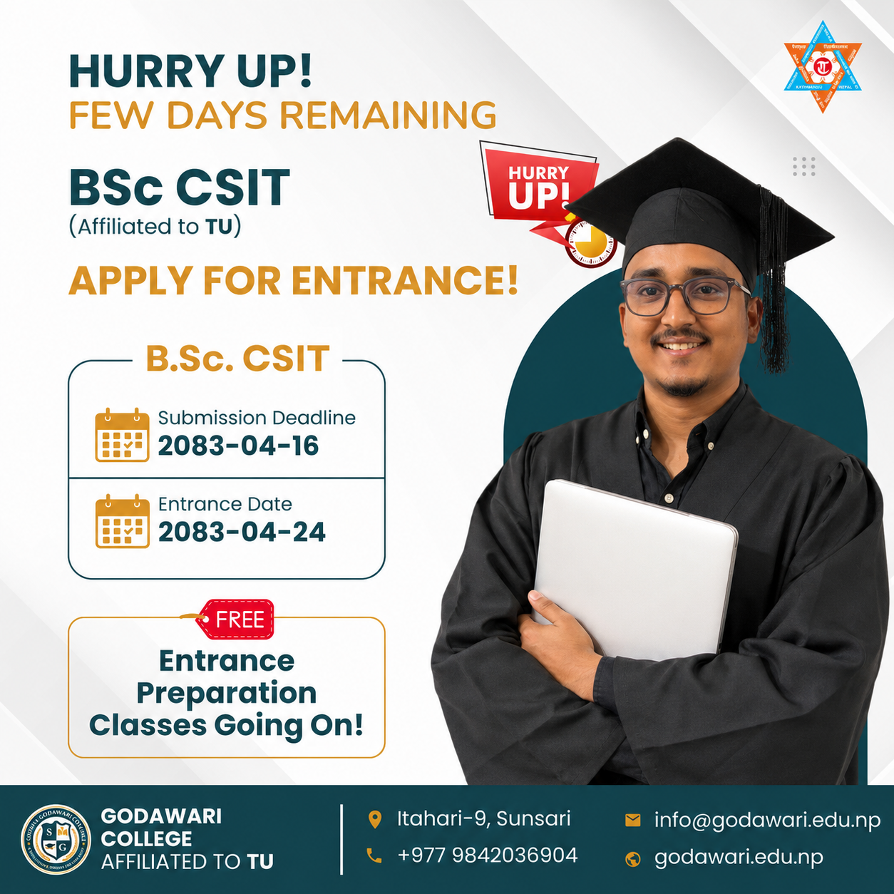 B.Sc.CSIT Entrance Examination